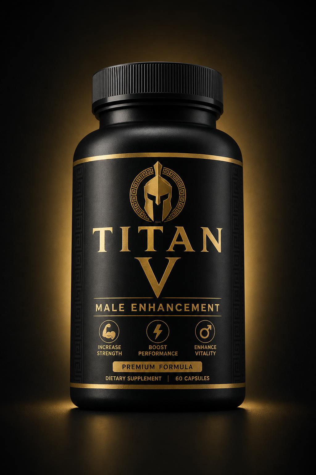 TiTAN V Male Enhancement Capsules Canada bottle